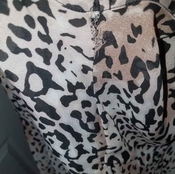🌞Animal print long line peplum top - Picture 5 of 5